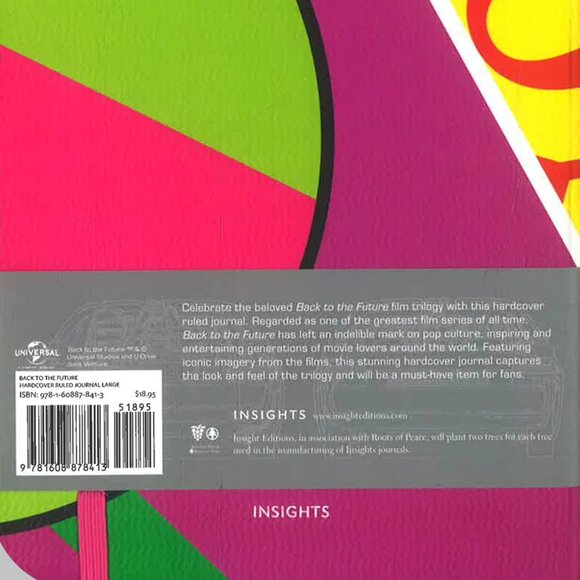 3/$55❤️new sealed BACK TO THE FUTURE Hardcover Ruled Journal Notebook Universal - Picture 12 of 15